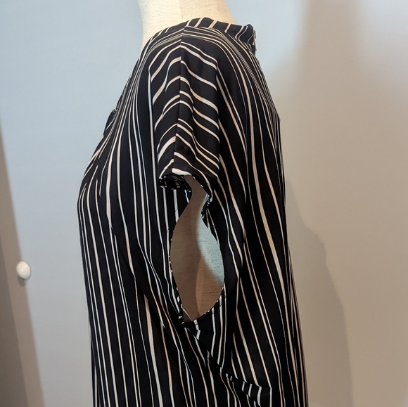 NWT Liz Claiborne Career Striped Blouse - Picture 2 of 5